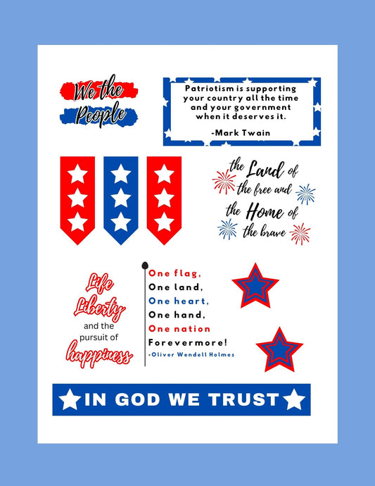 We the People Sticker Sheet